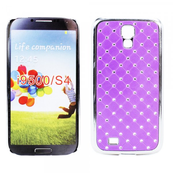 Wholesale Samsung Galaxy S4 Star Diamond Case (Purple)